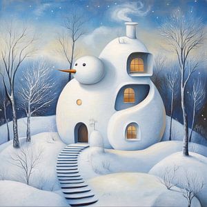 La maison du bonhomme de neige