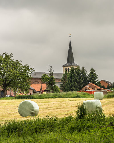 Bauerndorf in Limburg, Belgien