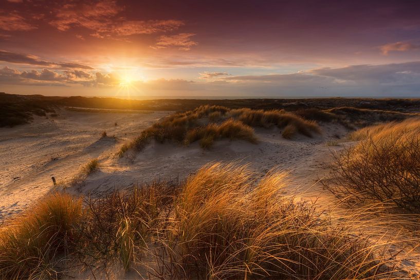 Orage de Gone au coucher du soleil à Kijkduin par Rob Kints