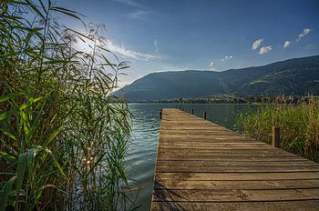 jetty on lake Ossiach