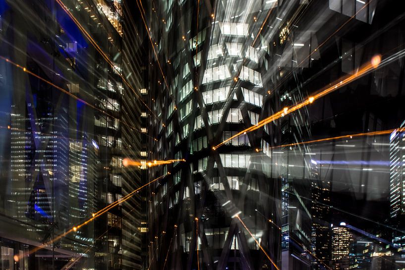 Paris La défense by night III par Jean-Pierre Chrétien