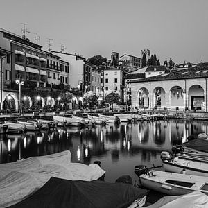 Porto Vecchio in Schwarz und Weiß, Desenzano del Garda