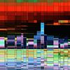 Abstract stads skyline van Maurice Dawson