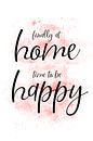 FINALLY AT HOME – TIME TO BE HAPPY von Melanie Viola Miniaturansicht