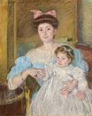 Gravin Morel d'Arleux en haar zoon, Mary Cassatt van Meesterlijcke Meesters thumbnail