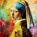 Meisje met de Parel - The Full Colour Edition van Marja van den Hurk thumbnail