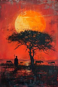 Ein Samburu-Hirte