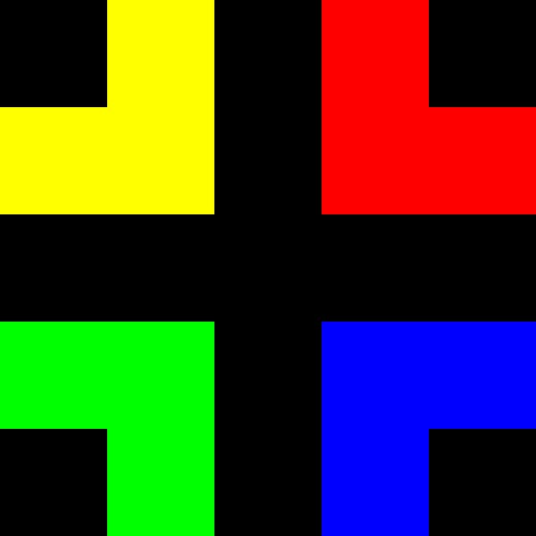 Permutation des couleurs | ID=05 | V=08 | P #01 | D-RBGY par Gerhard Haberern
