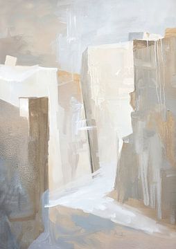Abstract modern schilderij van Abstract Schilderij