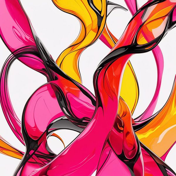 flowing fluorescent van Ellen Novara-da Lima