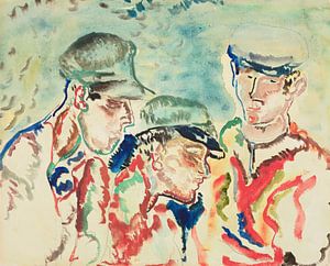 Frances Hodgkins - Three fisher boys (1927)