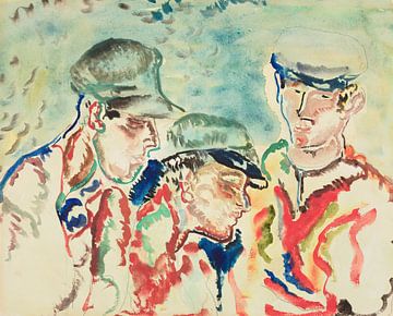 Frances Hodgkins - Three fisher boys (1927) von Peter Balan