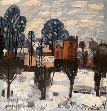 Jean Brusselmans Schneelandschaft