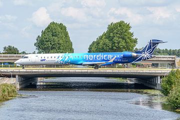 Nordica Bombardier CRJ-900. by Jaap van den Berg