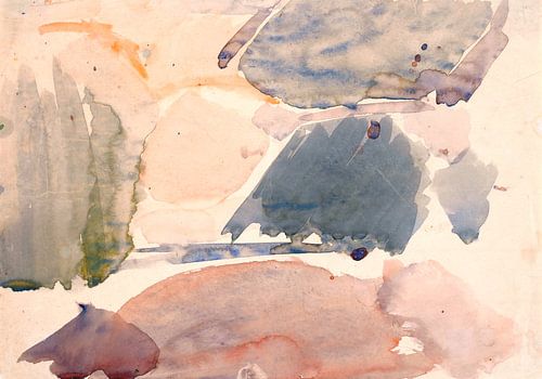 Kleurenstudie voor de Langelinie afbeelding III, Edvard Weie