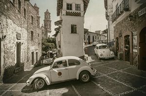 Taxis VW beetle à Taxco au Mexique