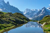 Reflection at Mont Blanc in France