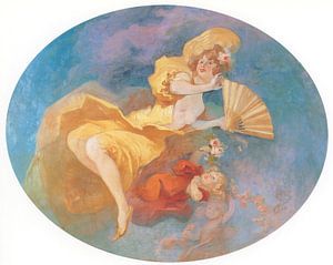 Jules Chéret - La Femme à l'Éventail