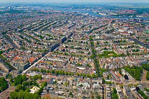 Luchtfoto Amsterdam van Anton de Zeeuw