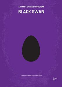 Nr.162 Minimal-Filmplakat Mein Schwarzer Schwan von Chungkong Art