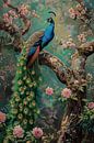 Pauw schilderij van Thea thumbnail