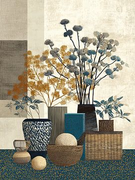 Vases à fleurs | Floral Essence sur Peintures accrocheuses