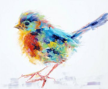 Rainbow Bird Abstract Vogel van MK Abstrakt
