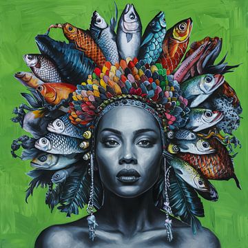 Nature - Beauté - Portrait - Vert 06