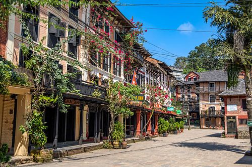 Pittoresk dorpje in Nepal.