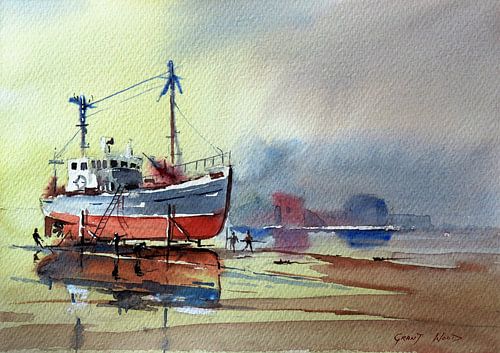 Grant Wood, Scheepswerfreparaties