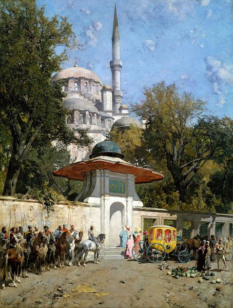 Une mosquée - Alberto Pasini par Accessible Art