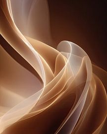 Kaffee oder Cappuccino – abstrakt von Egon Zitter