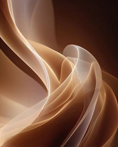 Kaffee oder Cappuccino – abstrakt