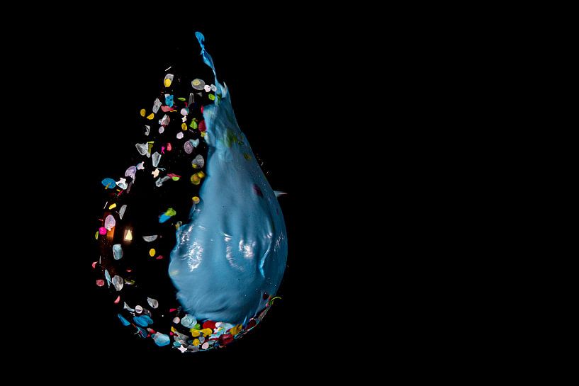 Ballon à grande vitesse avec confettis par Marian Roest