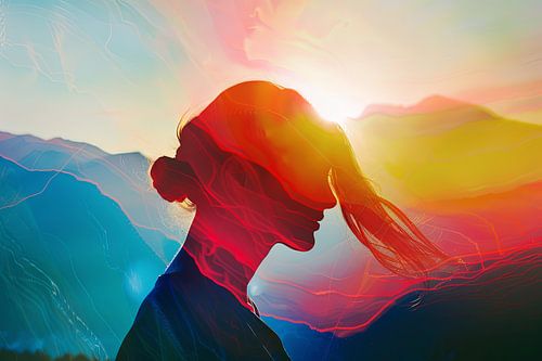 schilderachtige abstracte vrijheid