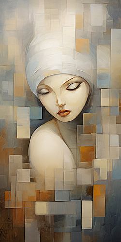 Frau abstrakt
