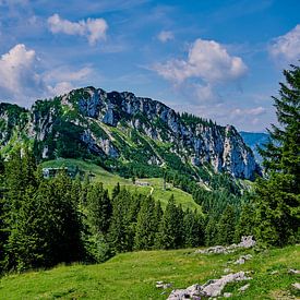 Paysage de montagne Kampenwand sur C. Nass