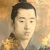 Portret Samoerai met Haarknot: Modern Klassieke Japanse Portretten van Studio Pieternel