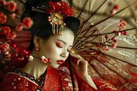 schilderachtig Japan Geisha