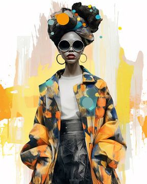 Collage "Colorful fashion" van Studio Allee