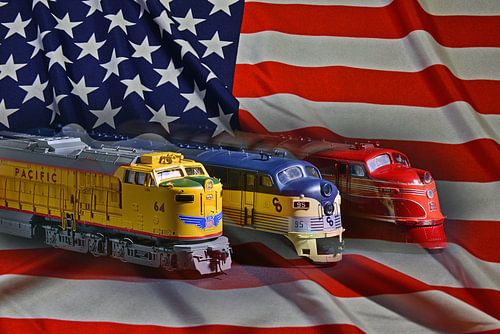 American model railway veranda gas turbine,E6, E7