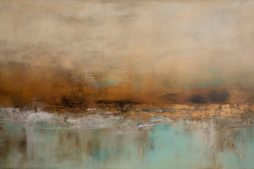 Betoverend Abstract Aards Panorama van Maarten Knops