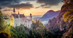 Schloss Neuschwanstein, Hohenschwangau von Dennis Donders