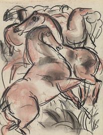 Pferde in der Natur von Eigenwijze Fotografie