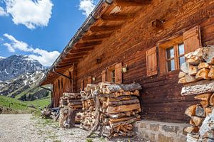 Die Mahlknechthütte auf der Seiser Alm, Südtirol