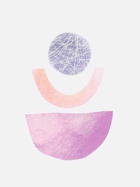 Abstrait violet par Femke Bender