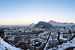Salzburg Stadtpanorama im Winter von Frank Herrmann