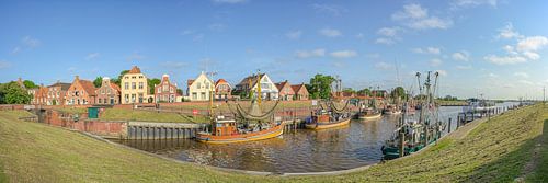 Greetsiel in East Frisia Panorama by Michael Valjak