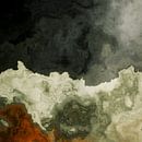 marmeren abstractie kunst zwart grijs bruin #marble van JBJart Justyna Jaszke thumbnail