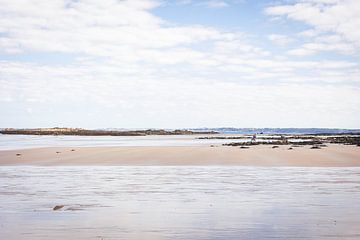 People on the beach | Brittany, France by Marjan Schmit Visser